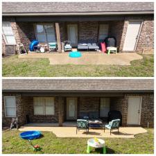 Concrete cleaning and window wash in forest glen al 002