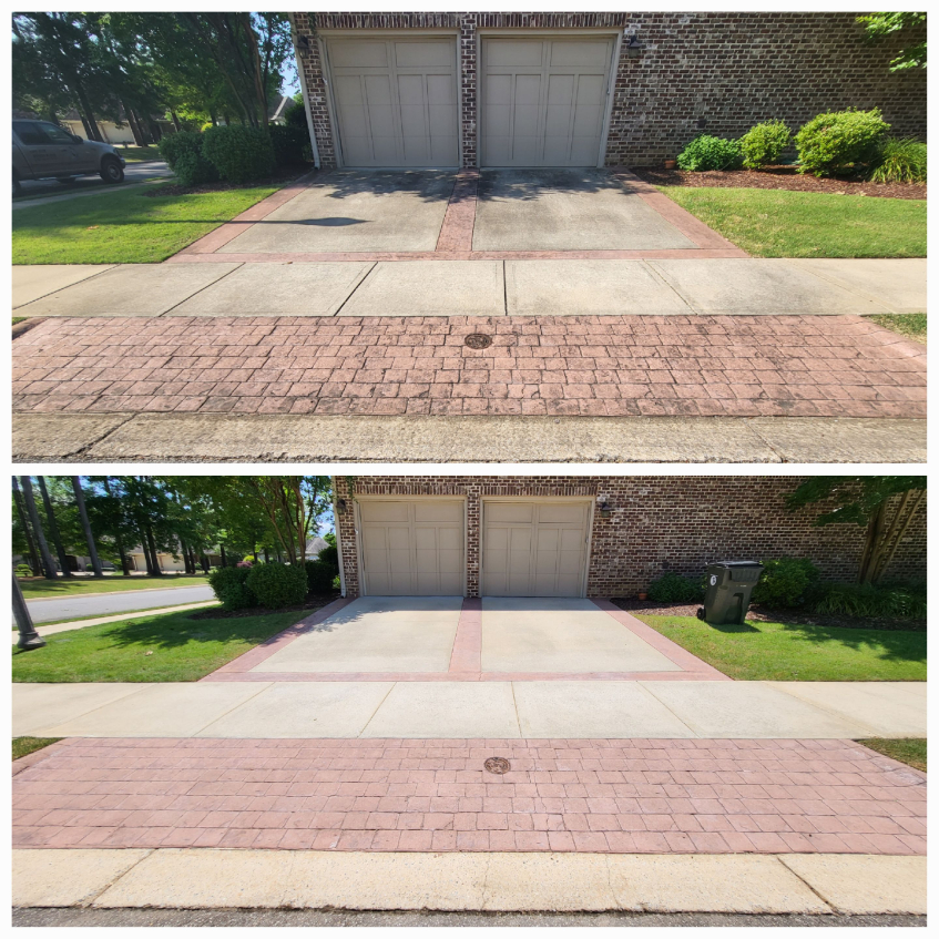 Driveway sidewalk patio