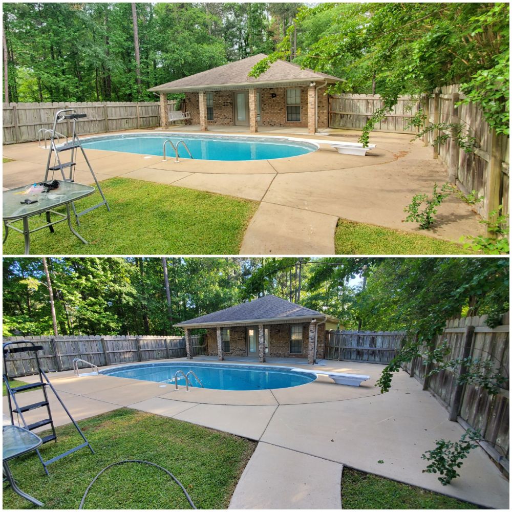 Pool area and pool house cleaning in northport al