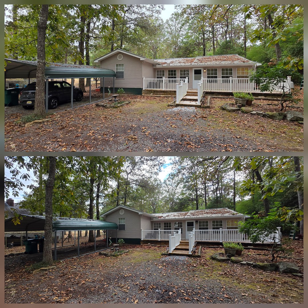 Extraordinary House Wash & Hand Rail Soft Wash in Northport, AL