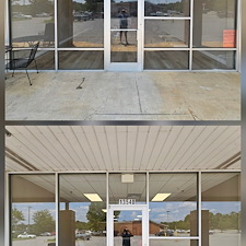 Gleaming Commercial Storefront Window Cleaning in Northport, AL