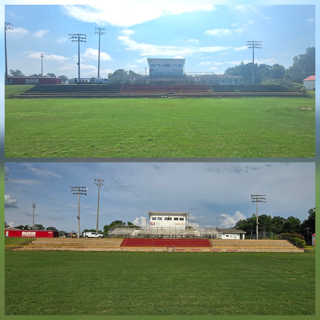 Impressive Football Stadium Bleacher Cleaning in Greensboro, AL