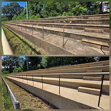 Impressive-Football-Stadium-Bleacher-Cleaning-in-Greensboro-AL 2