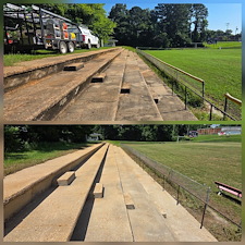 Impressive-Football-Stadium-Bleacher-Cleaning-in-Greensboro-AL 1