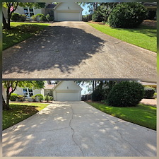 Incredible Driveway, Walkway, & Rear Patio Concrete Cleaning in Tuscaloosa, AL