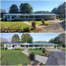 Stunning House Washing & Striking Concrete Cleaning In Vance, AL